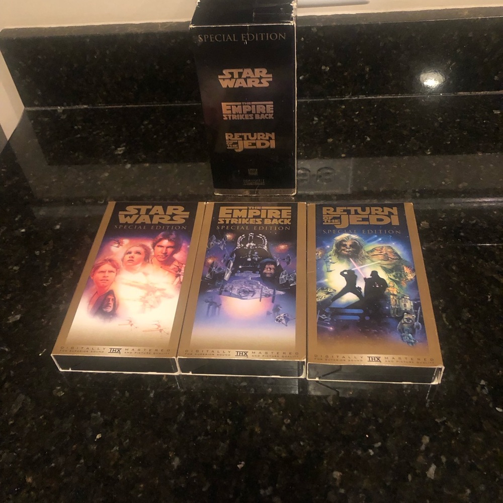 Star Wars THX VCR tapes.